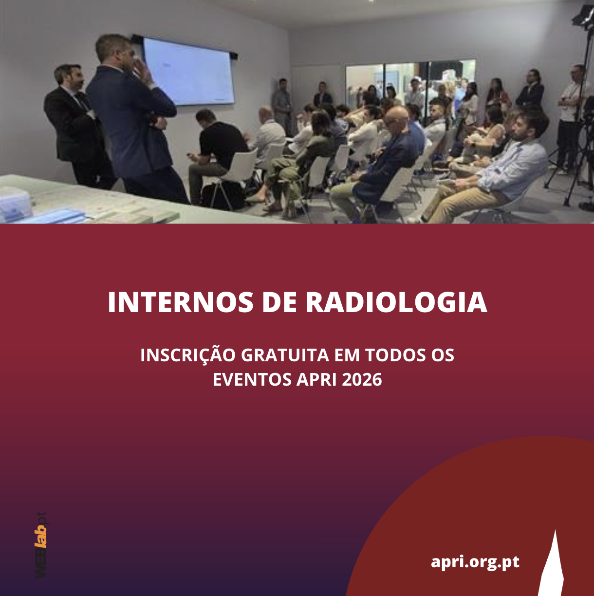 INSCRIÇÃO GRATUITA EM TODOS OS EVENTOS APRI 2026